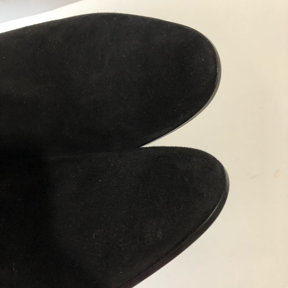 Aquatalia black suede heeled boots size 10 - Picture 7 of 8